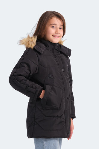 Slazenger CAMRON Unisex Kids Coat & Jacket Black - Thumbnail