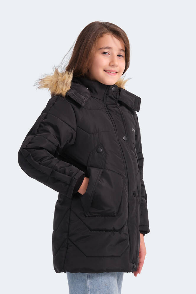 Slazenger CAMRON Unisex Kids Coat & Jacket Black