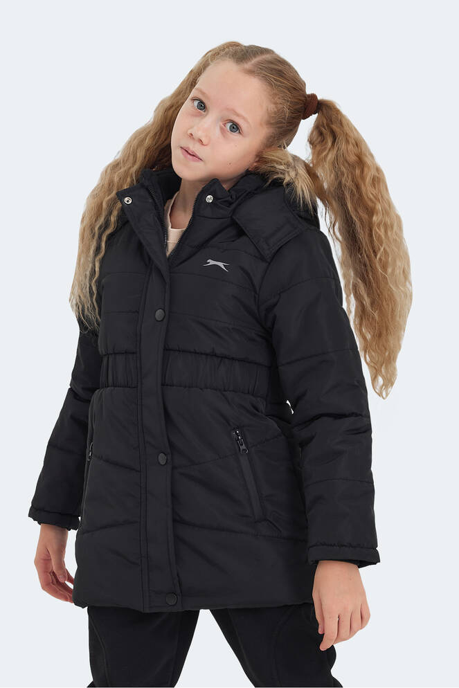 Slazenger CANDY Girls' Coat & Jacket Black