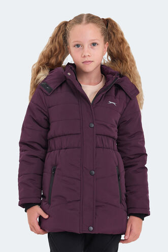 Slazenger CANDY Girls' Coat & Jacket Purple - Thumbnail