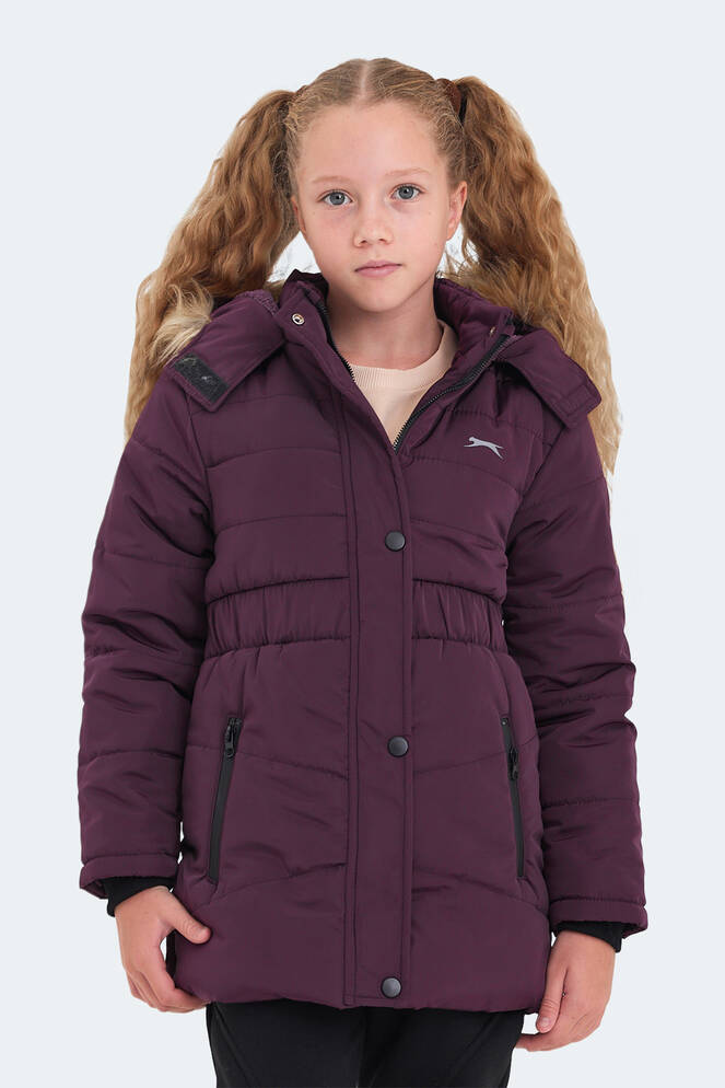 Slazenger CANDY Girls' Coat & Jacket Purple