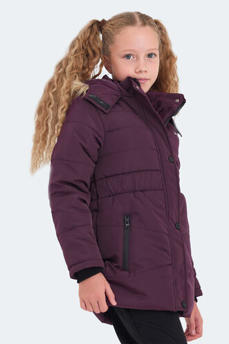 Slazenger CANDY Girls' Coat & Jacket Purple - Thumbnail