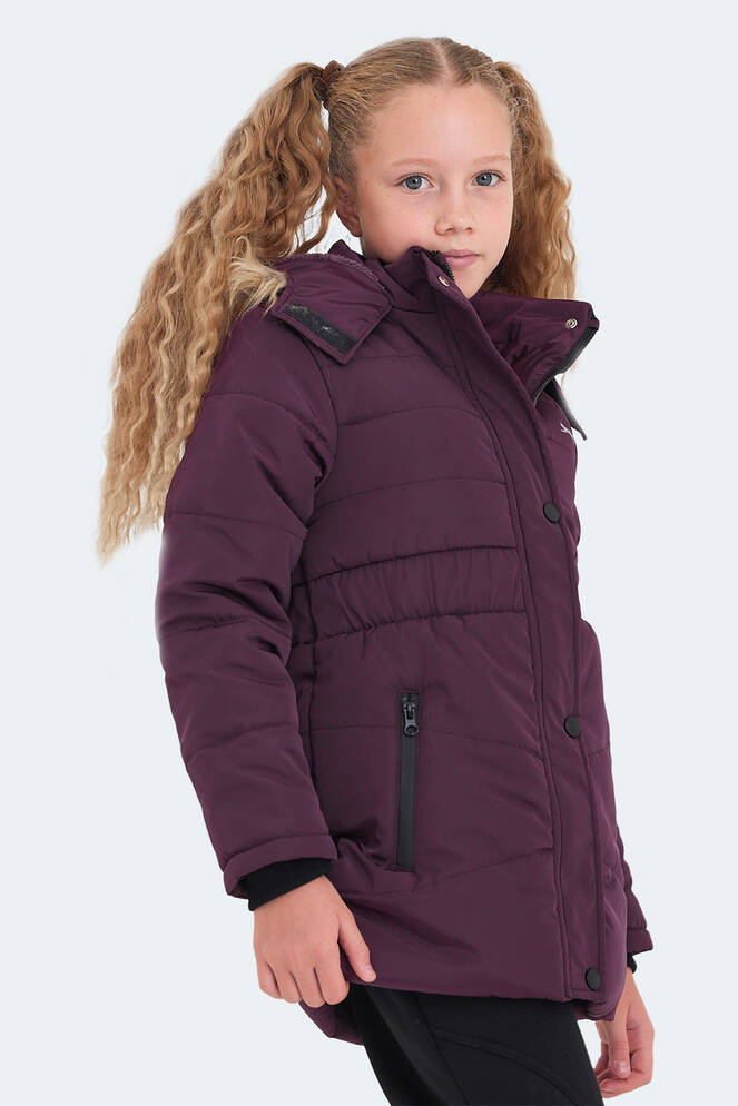 Slazenger CANDY Girls' Coat & Jacket Purple