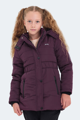 Slazenger CANDY Girls' Coat & Jacket Purple - Thumbnail