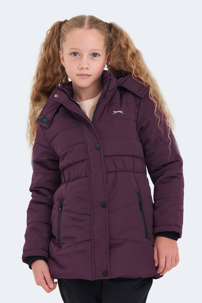 Slazenger CANDY Girls' Coat & Jacket Purple