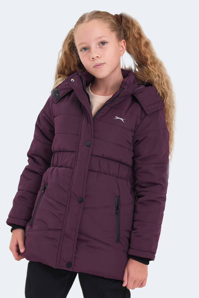 Slazenger CANDY Girls' Coat & Jacket Purple