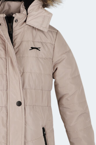 Slazenger CANDY NEW Girls' Children's Coat & Jacket Beige - Thumbnail