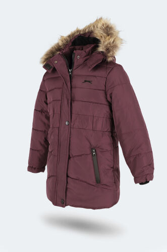 Slazenger CANDY NEW Girls' Children's Coat & Jacket Purple - Thumbnail