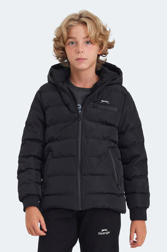 Slazenger - Slazenger CAPTAIN Unisex Kids Coat & Jacket Black