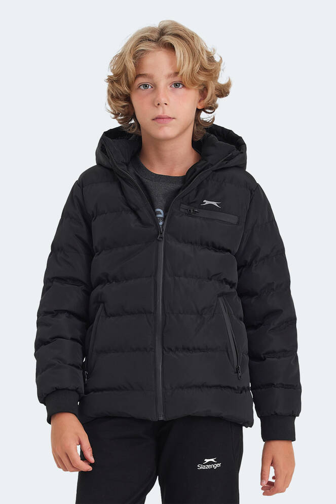 Slazenger CAPTAIN Unisex Kids Coat & Jacket Black