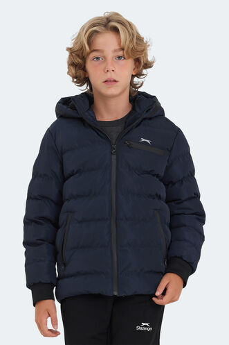 Slazenger - Slazenger CAPTAIN Unisex Kids Coat & Jacket Navy