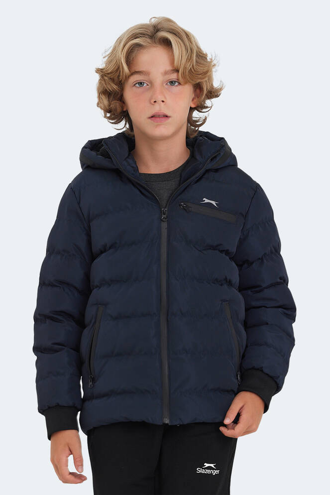 Slazenger CAPTAIN Unisex Kids Coat & Jacket Navy