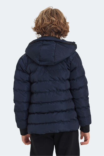 Slazenger CAPTAIN Unisex Kids Coat & Jacket Navy - Thumbnail