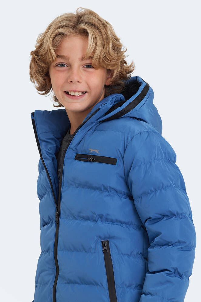 Slazenger CAPTAIN Unisex Kids Coat & Jacket Royal Blue