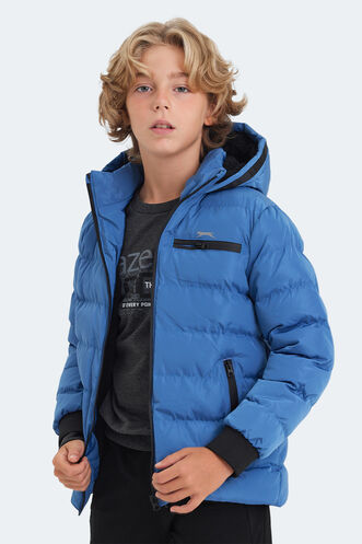 Slazenger CAPTAIN Unisex Kids Coat & Jacket Royal Blue - Thumbnail