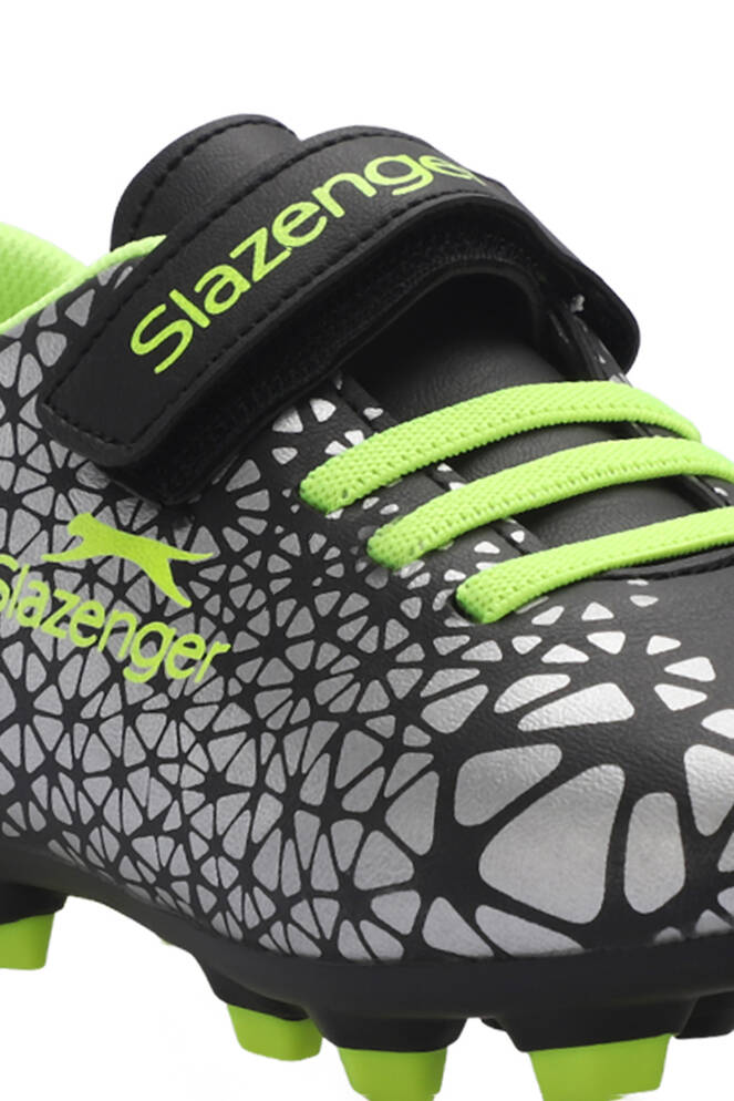 Slazenger CRYSTAL Unisex Kids Football Shoes Black - Green