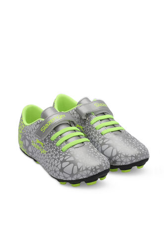 Slazenger CRYSTAL Unisex Kids Football Shoes Gray - Thumbnail