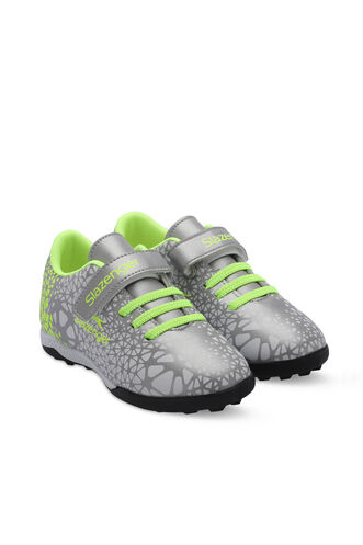 Slazenger CRYSTAL Unisex Kids Football Shoes Gray - Thumbnail