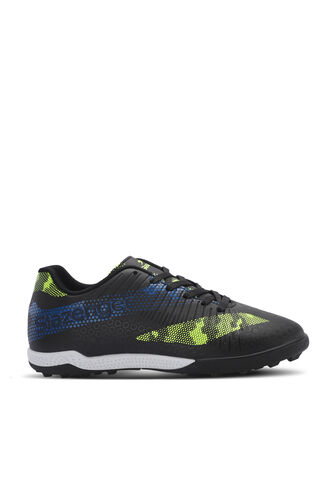 Slazenger CYPRUS Boys' Football Shoes Black - Green - Thumbnail