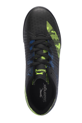 Slazenger CYPRUS Boys' Football Shoes Black - Green - Thumbnail