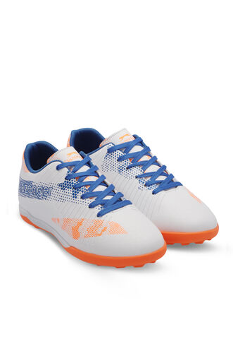 Slazenger CYPRUS Boys' Football Shoes White - Royal Blue - Thumbnail