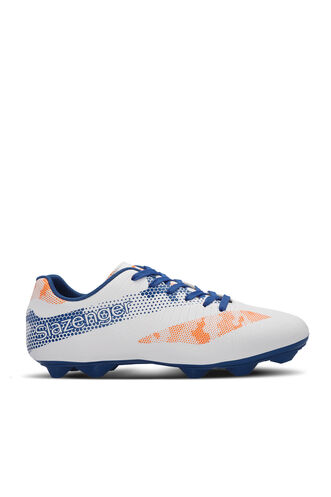 Slazenger - Slazenger CYPRUS KRP Boys' Football Shoes White - Royal Blue