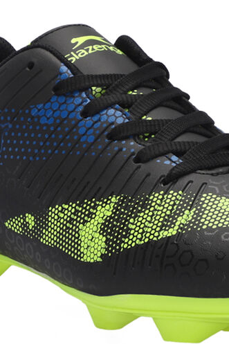 Slazenger CYPRUS Men's Football Shoes Black - Green - Thumbnail