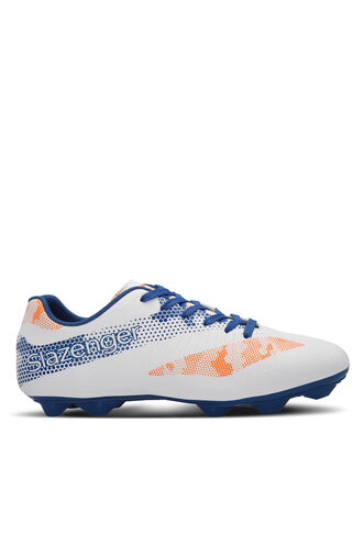 Slazenger - Slazenger CYPRUS Men's Football Shoes White - Royal Blue