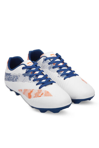 Slazenger CYPRUS Men's Football Shoes White - Royal Blue - Thumbnail