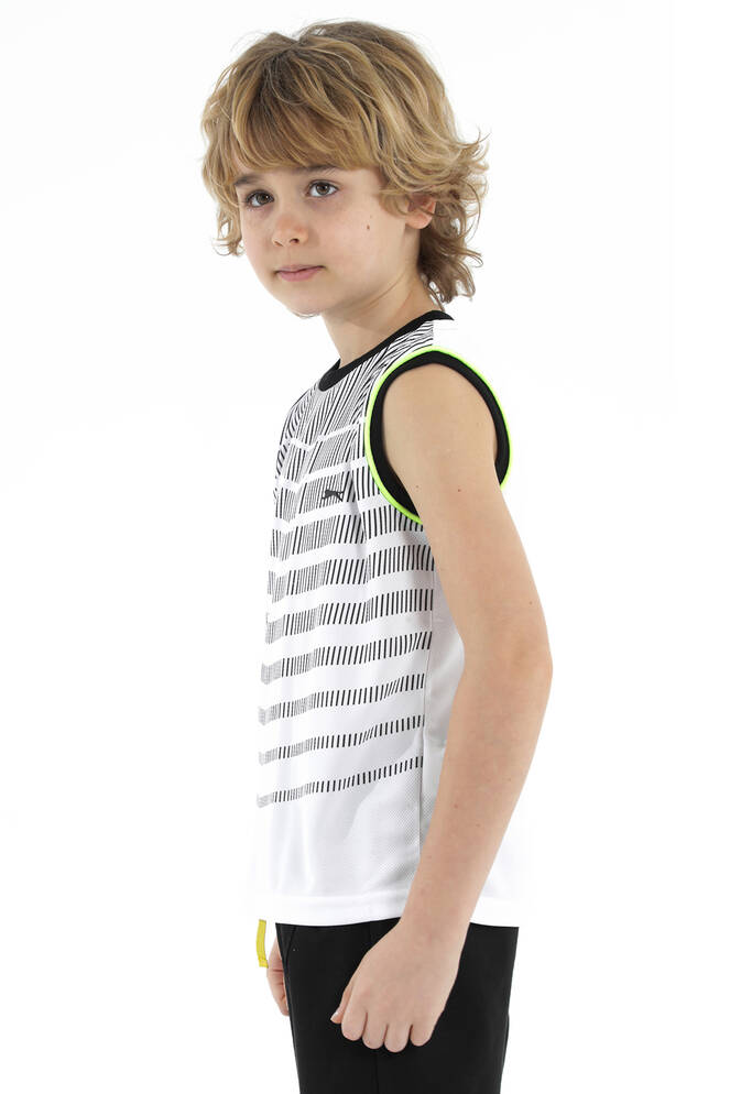 Slazenger DAIVA Boys' Sleeveless T-Shirt White