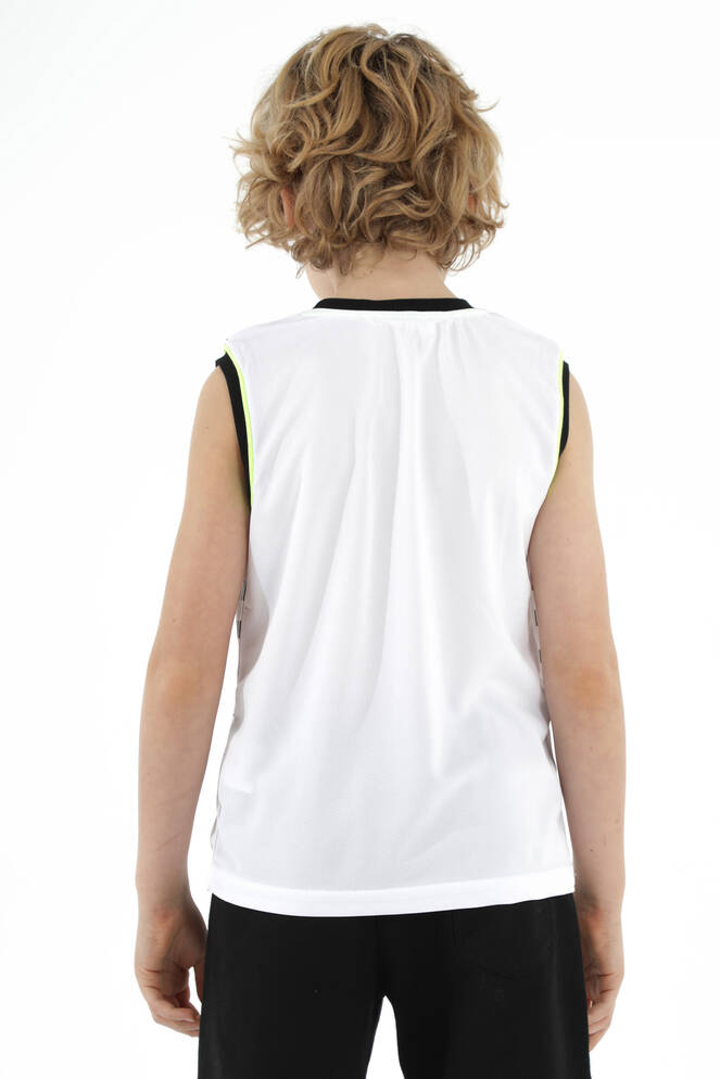 Slazenger DAIVA Boys' Sleeveless T-Shirt White