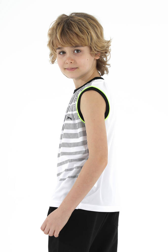 Slazenger DAIVA Boys' Sleeveless T-Shirt White