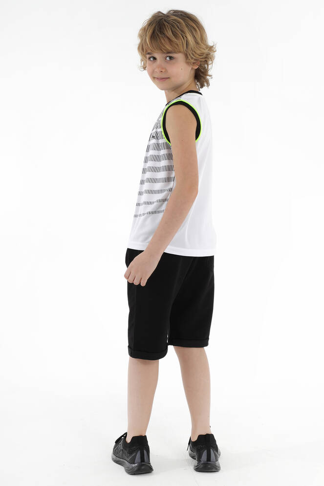 Slazenger DAIVA Boys' Sleeveless T-Shirt White