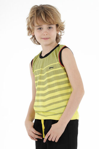 Slazenger DAIVA Boys' Sleeveless T-Shirt Yellow - Thumbnail