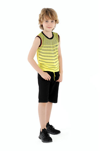 Slazenger DAIVA Boys' Sleeveless T-Shirt Yellow - Thumbnail