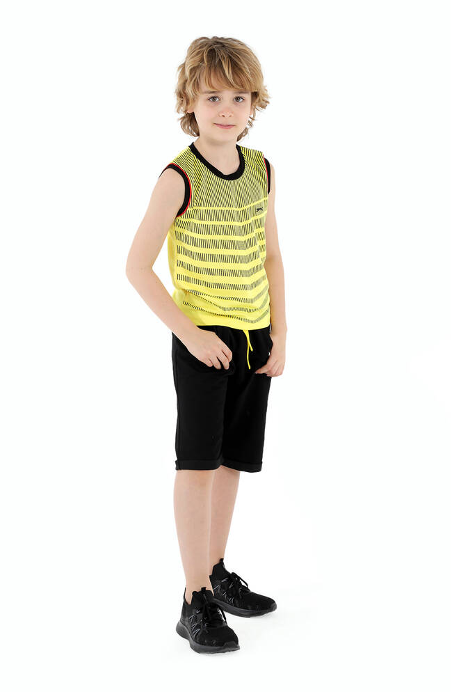 Slazenger DAIVA Boys' Sleeveless T-Shirt Yellow