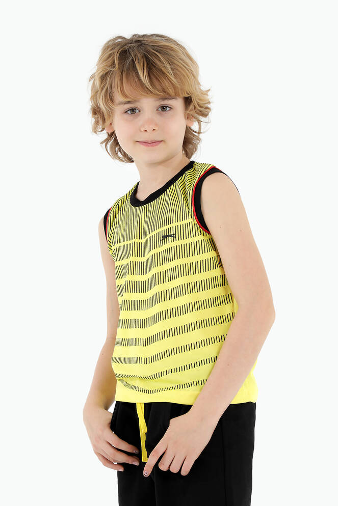 Slazenger DAIVA Boys' Sleeveless T-Shirt Yellow