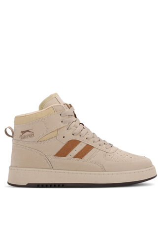 Slazenger DAPHNE HIGH Sneaker Men's Shoes Beige - Brown - Thumbnail