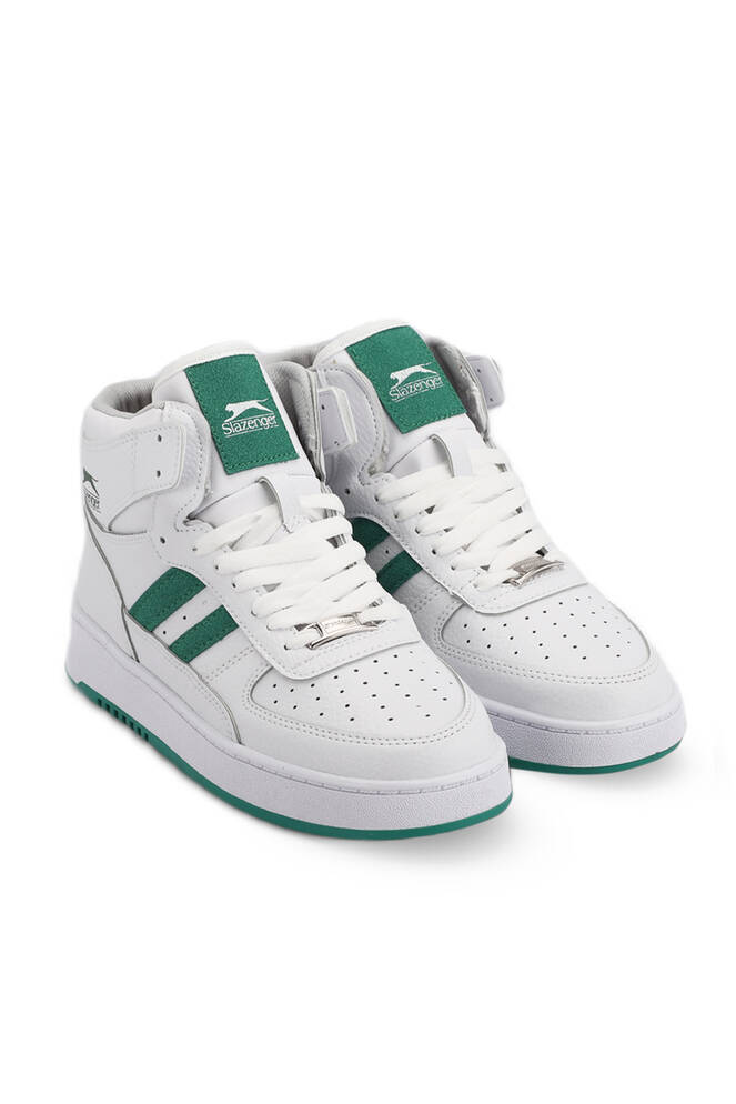 Slazenger DAPHNE HIGH Women's Sneaker Shoes White - Green