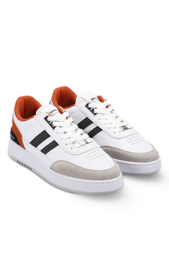 Slazenger DAPHNE Sneaker Men's Shoes White - Orange - Thumbnail