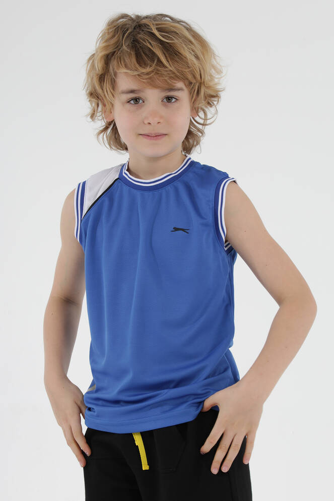 Slazenger DAVE Boys' Sleeveless T-Shirt Saks Blue