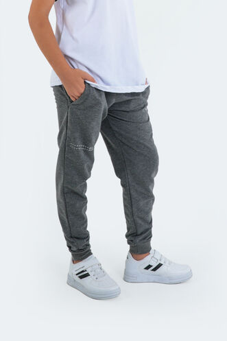 Slazenger DESTA Unisex Children's Sweatpants Dark Grey - Thumbnail