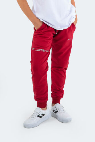 Slazenger DESTA Unisex Children's Tracksuit Bottoms Red - Thumbnail