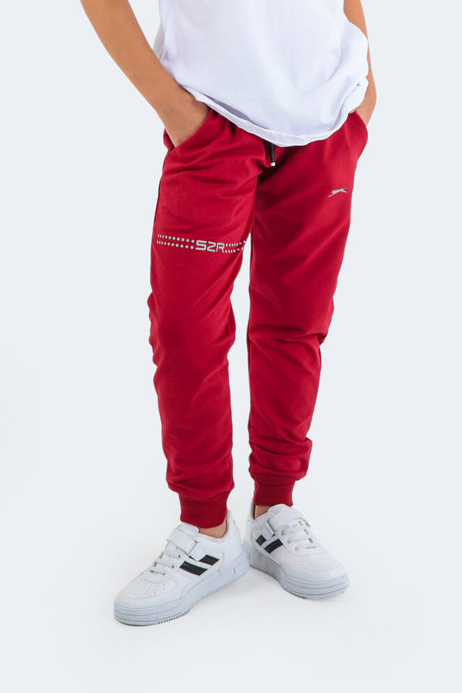 Slazenger DESTA Unisex Children's Tracksuit Bottoms Red