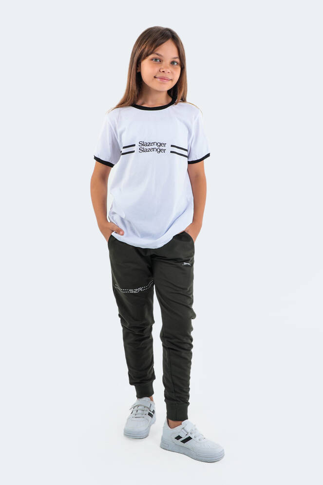 Slazenger DESTA Unisex Çocuk Eşofman Altı Haki