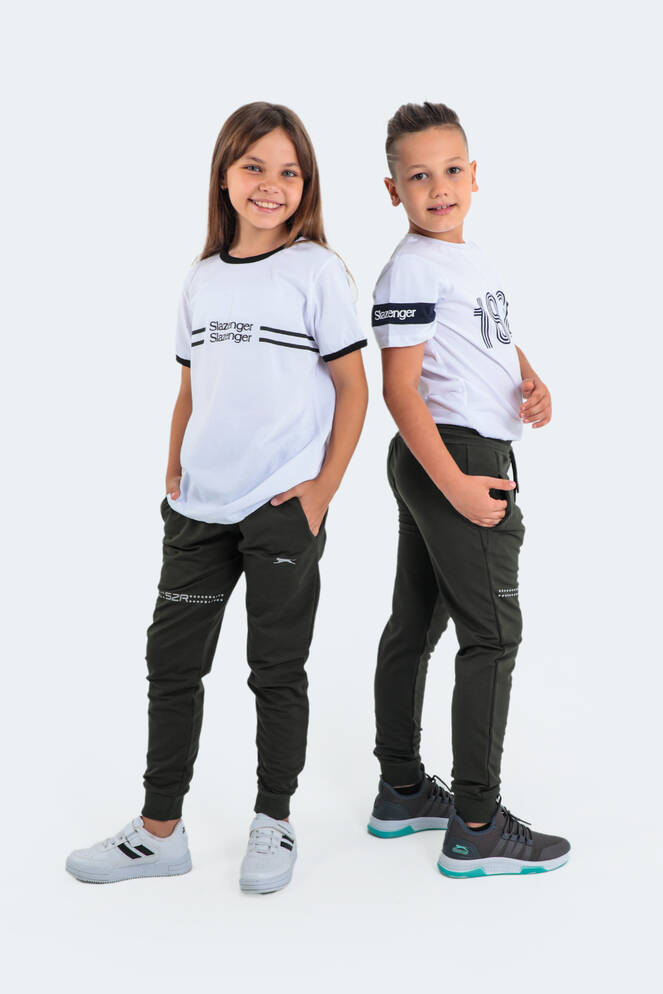 Slazenger DESTA Unisex Çocuk Eşofman Altı Haki