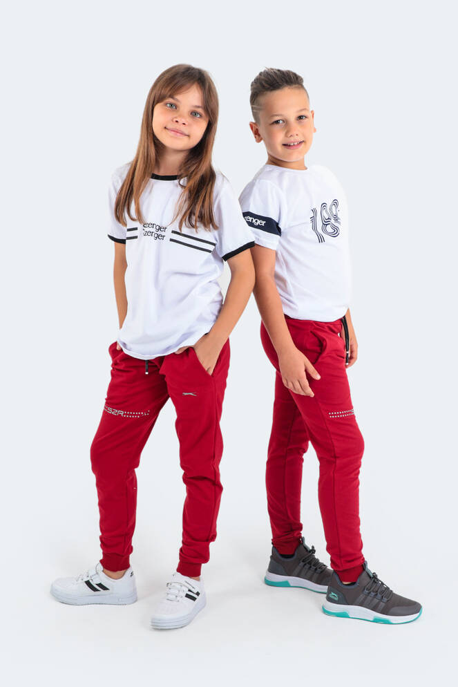 Slazenger DESTA Unisex Çocuk Eşofman Altı Kırmızı