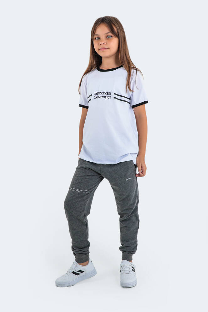 Slazenger DESTA Unisex Çocuk Eşofman Altı Koyu Gri