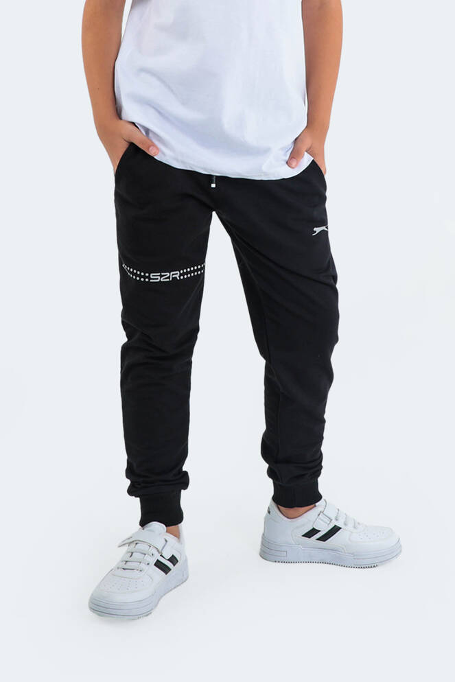 Slazenger DESTA Unisex Çocuk Eşofman Altı Siyah