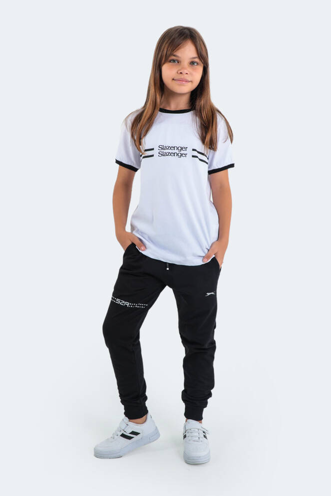 Slazenger DESTA Unisex Çocuk Eşofman Altı Siyah